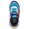 GEOX KIDS SUPERMAN LIGHTS STRAP TRAINER - BLUE RED