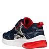 GEOX BOYS STRAP TRAINER - NAVY RED