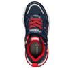 GEOX BOYS STRAP TRAINER - NAVY RED