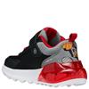 GEOX KIDS LOONEY TUNES LIGHTS TRAINER - BLACK RED