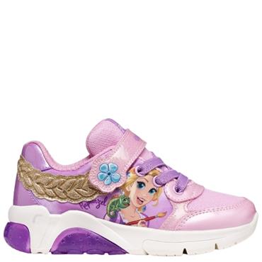 GEOX GIRLS STRAP TRAINER - PINK LILAC
