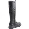 HEAVENLY FEET WOMENS ZIP HIGH LEG BOOT - BLACK