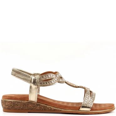 LUNAR WOMENS SANDAL - GOLD