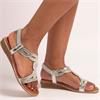 LUNAR WOMENS SANDAL - SILVER