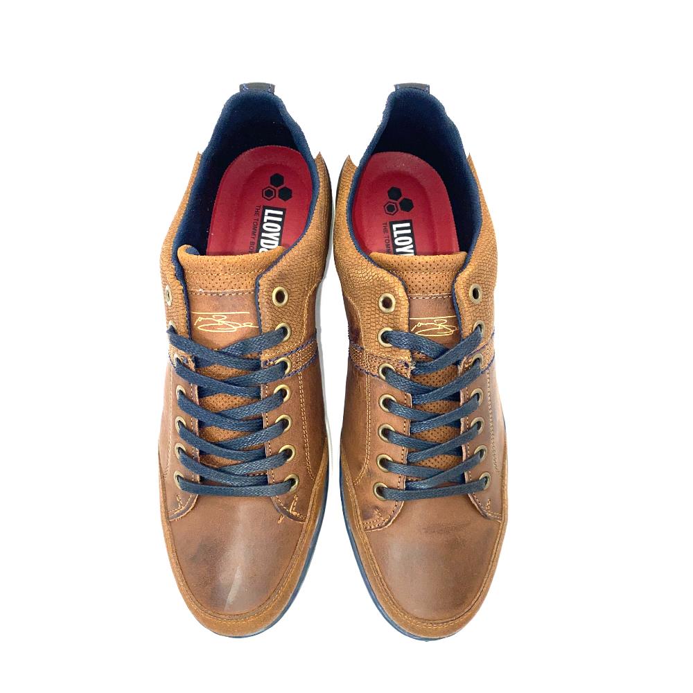 TOMMY BOWE MENS LACE CASUAL SHOE TAN NAVY Paul Byron