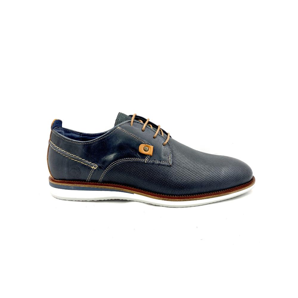 ESCAPE MENS CASUAL 4 EYE LACE SHOE NAVY Paul Byron