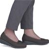 RIEKER WOMENS SLIP ON SHOE - BROWN