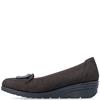 RIEKER WOMENS SLIP ON SHOE - BROWN