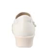 LAURA AZANA WOMENS STRAP COMFORT SHOE - BEIGE LEATHER