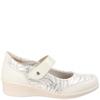 LAURA AZANA WOMENS STRAP COMFORT SHOE - BEIGE LEATHER