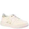 LAURA WOMENS LACE TRAINER - CREAM LEATHER