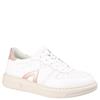 LAURA WOMENS LACE TRAINER - WHITE LEATHER