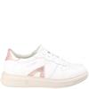 LAURA WOMENS LACE TRAINER - WHITE LEATHER