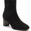 SUSST WOMENS SQUARE TOE HIGH LEG BOOT - BLACK