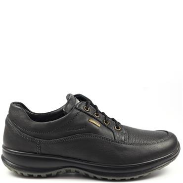 GRISPORT MENS TEX STITCH LACE SHOE - BLACK