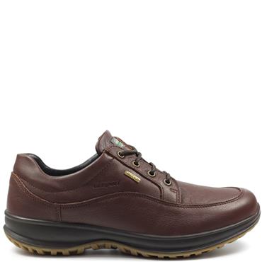 GRISPORT MENS TEX STITCH LACE SHOE - BROWN