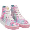 LELLI KELLY GIRLS UNICORN ZIP LACE BOOT - WHITE MULTI