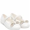 LELLI KELLY GIRLS BOW STRAP SHOE - WHITE