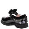 LELLI KELLY GIRLS ANASTASIA STRAP SHOE - BLACK PATENT