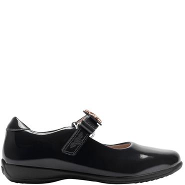 LELLI KELLY GIRLS TAYLOR SCHOOL SHOE - BLACK PATENT