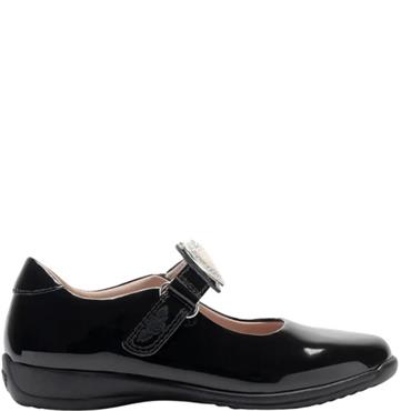 LELLI KELLY GIRLS STRAPS SHOE - BLACK PATENT
