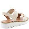 HEAVENLY FEET WOMENS SANDAL - BEIGE