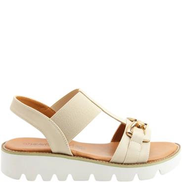 HEAVENLY FEET WOMENS SANDAL - BEIGE