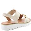 HEAVENLY FEET WOMENS SANDAL - BEIGE