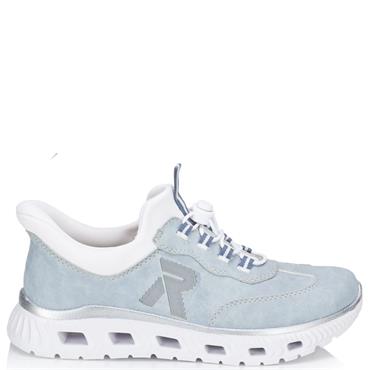 RIEKER WOMENS EVOLUTION CORD TRAINER - BLUE