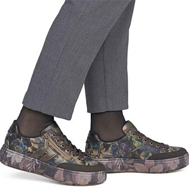 RIEKER WOMENS TRAINERS - BROWN