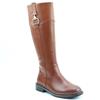 HEAVENLY FEET WOMENS ZIP HIGH LEG BOOT - TAN