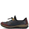 RIEKER WOMENS ELASTIC COMFORT SHOE - BLUE MULTI