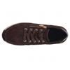 RIEKER WOMENS WEDGE ZIP LACE TRAINER - BROWN