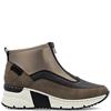 RIEKER WOMENS WEDGE ZIP ANKLE BOOT - BROWN