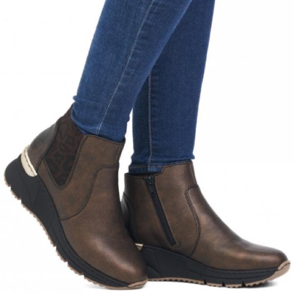 rieker womens wedge shoes