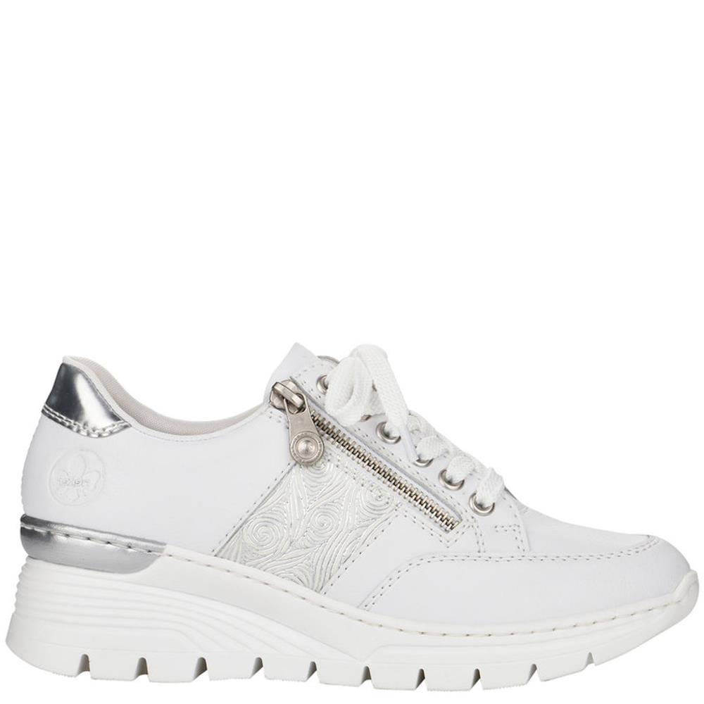 rieker clean lace trainer