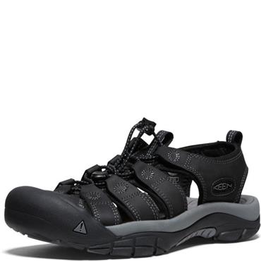 KEEN MENS WATERPROOF OUTDOOR SANDAL - BLACK GREY