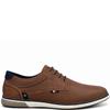 NINETY 78 MENS LACE CASUAL SHOE - BROWN