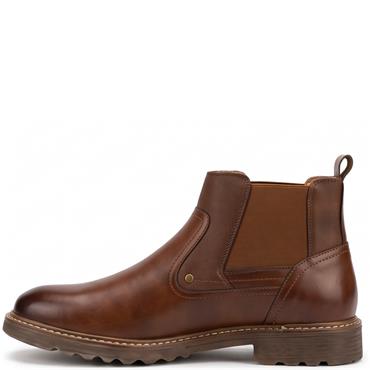 NINETY 78 MENS CHELSEA ANKLE BOOT - BROWN
