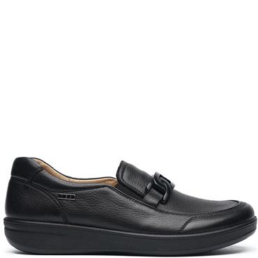 G COMFORT WOMENS WATERPROOF SLIP ON CASUAL SHOE - BLACK