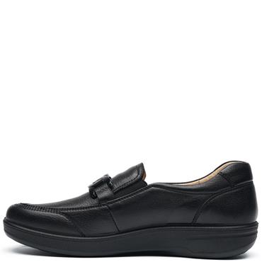 G COMFORT WOMENS WATERPROOF SLIP ON CASUAL SHOE - BLACK