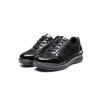 G COMFORT WOMENS WATERPROOF LACE SHOE - BLACK