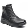 G COMFORT WOMENS XTRA WIDE ANKLE BOOT - BLACK