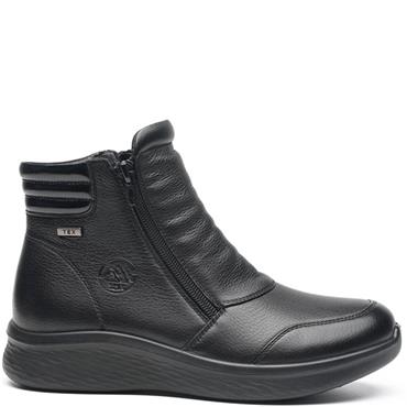 G COMFORT WOMENS XTRA WIDE ANKLE BOOT - BLACK
