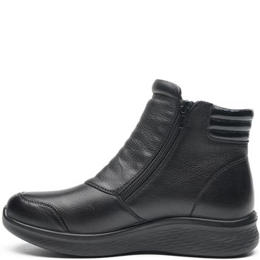 G COMFORT WOMENS XTRA WIDE ANKLE BOOT - BLACK