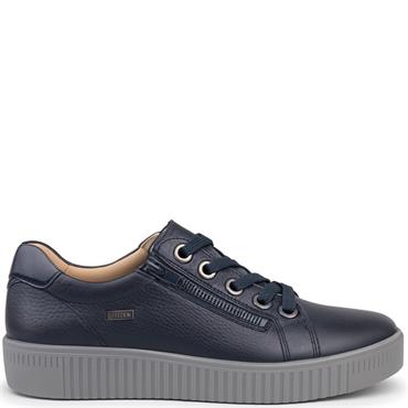 G COMFORT WOMENS WATERPROOF TRAINER - NAVY