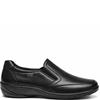 G COMFORT WOMENS WATERPROOF SLIP ON - BLACK LEATHER