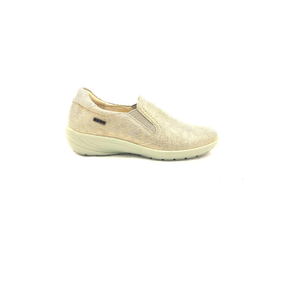 G COMFORT WOMENS WATERPROOF GUSSET SHOE BEIGE Paul Byron Shoes