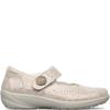 G COMFORT WOMENS WEDGE STRAP SHOE - BEIGE