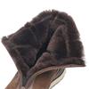 G COMFORT WOMENS WIDE FIT ANKLE BOOT - BROWN